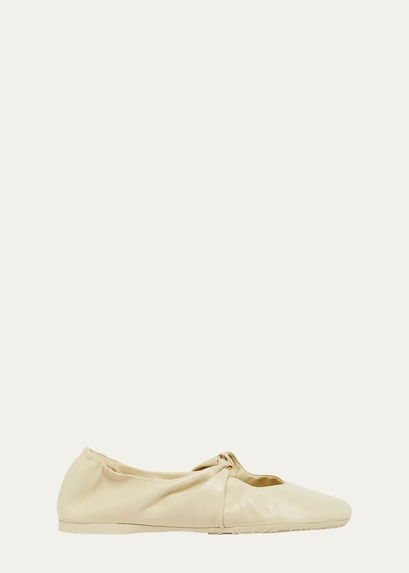 LoewePebble Soft Leather Ballerina Flats