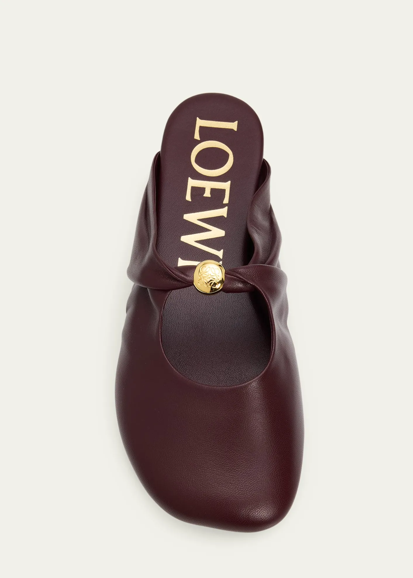 LoewePebble Soft Leather Mules