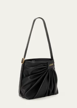 LoewePleated Tote Bag in Leather