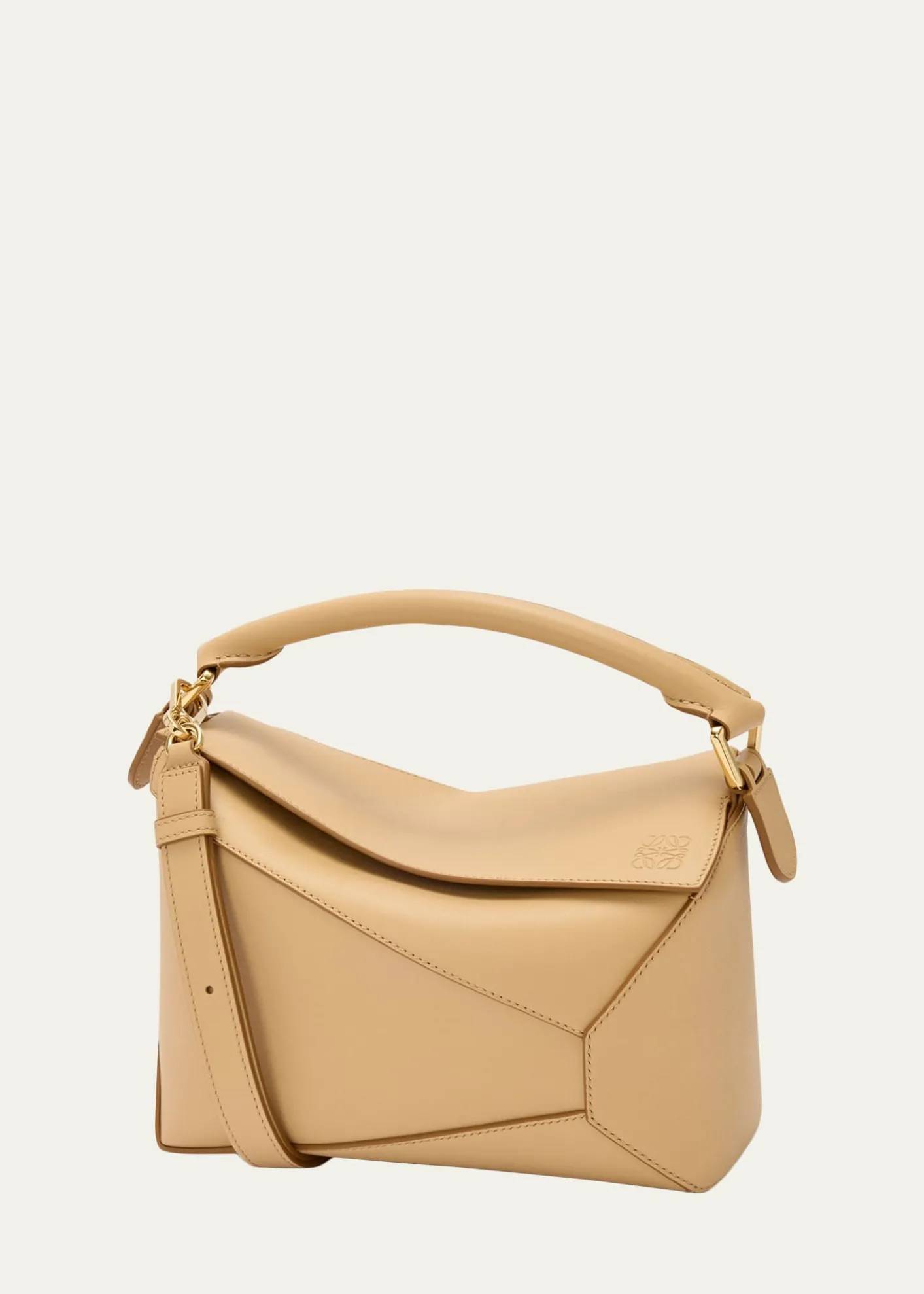 LoewePuzzle Edge Small Shoulder Bag in Calfskin Leather