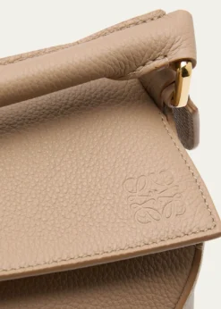 LoewePuzzle Edge Small Top-Handle Bag in Grained Leather