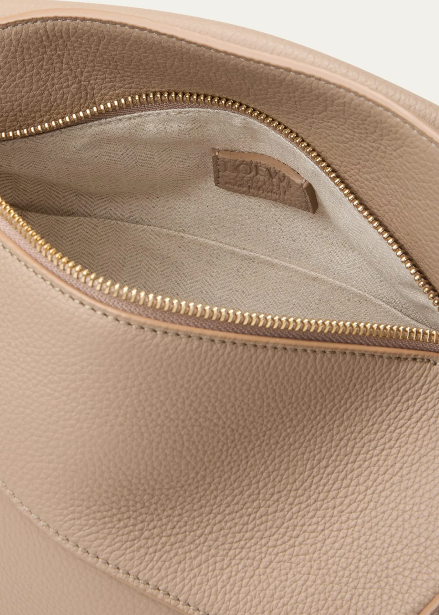 LoewePuzzle Edge Small Top-Handle Bag in Grained Leather
