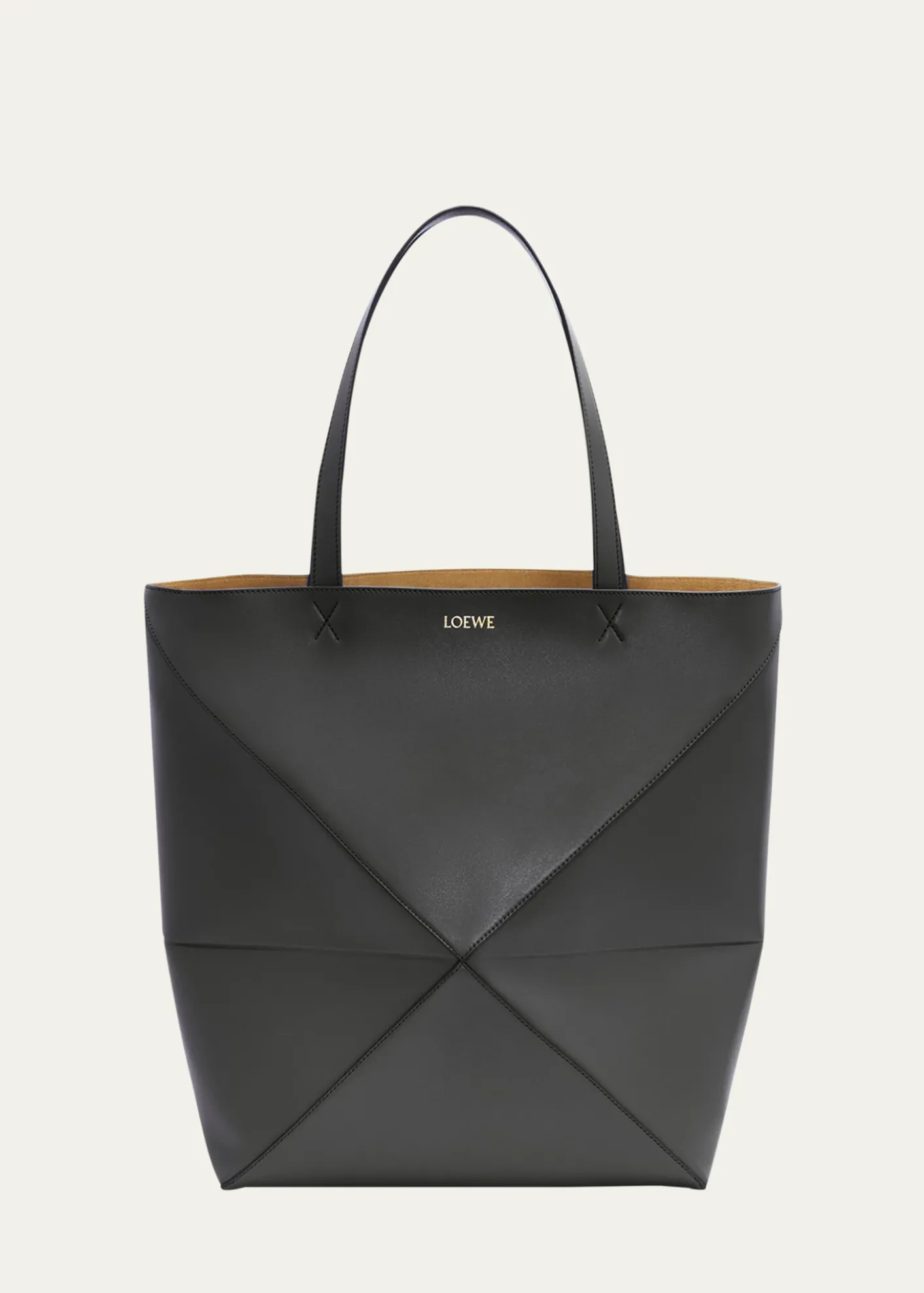 LoewePuzzle Fold Large Tote Bag in Shiny Leather