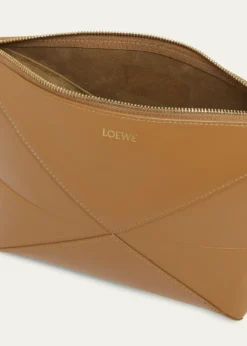 LoewePuzzle Fold Leather Pouch Shoulder Bag