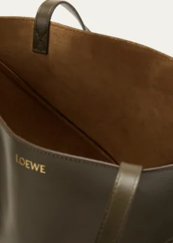 LoewePuzzle Fold Medium Tote Bag in Shiny Leather