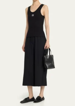 LoewePuzzle Fold Mini Tote Bag in Shiny Leather