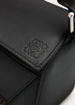 LoewePuzzle Fringed Top-Handle Bag in Leather