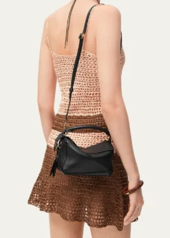 LoewePuzzle Mini Top-Handle Bag in Nappa Leather