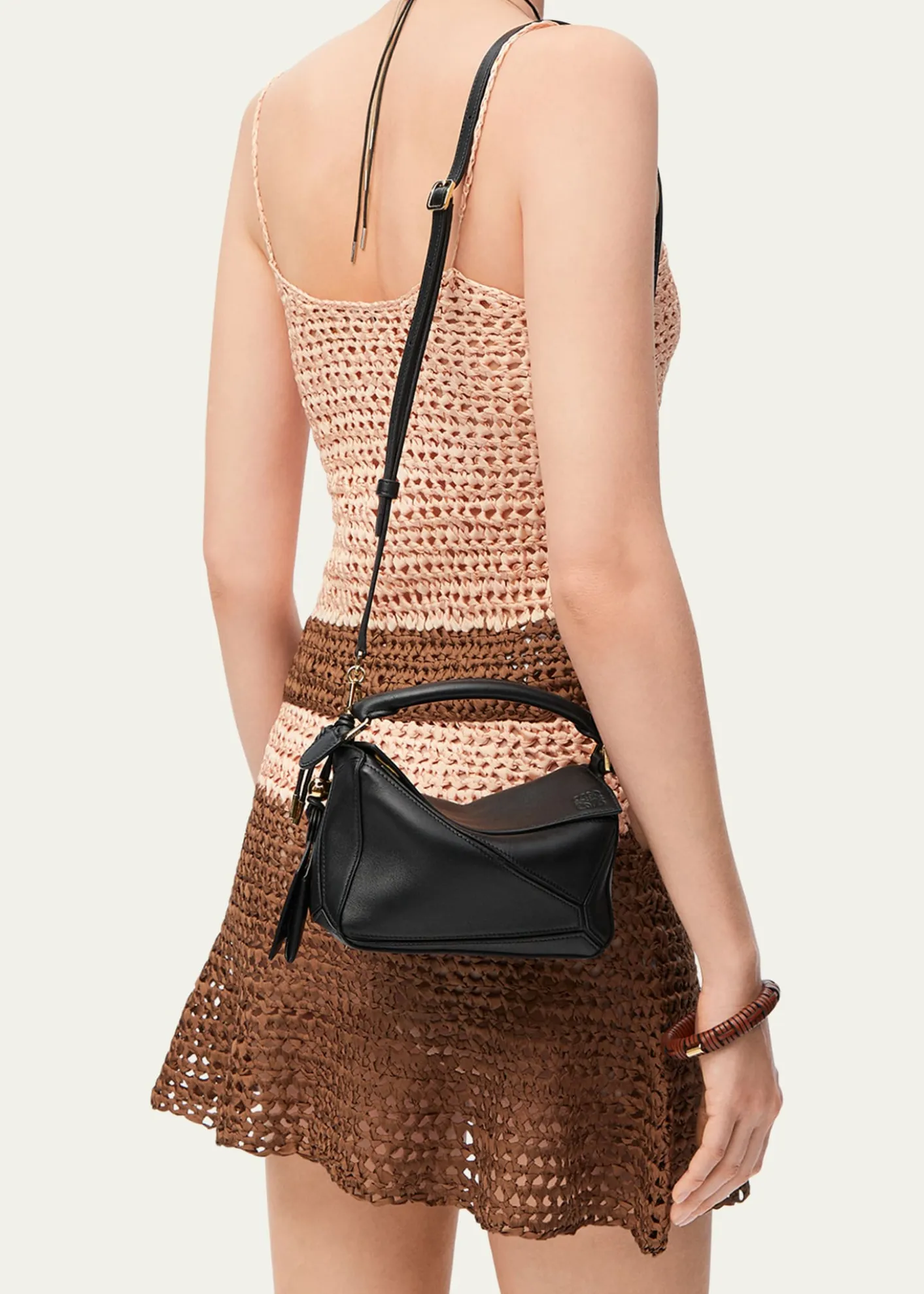 LoewePuzzle Mini Top-Handle Bag in Nappa Leather