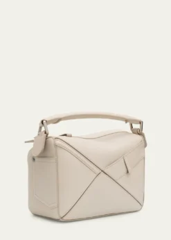 LoewePuzzle Panta Small Top-Handle Bag in Leather