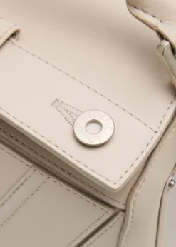 LoewePuzzle Panta Small Top-Handle Bag in Leather