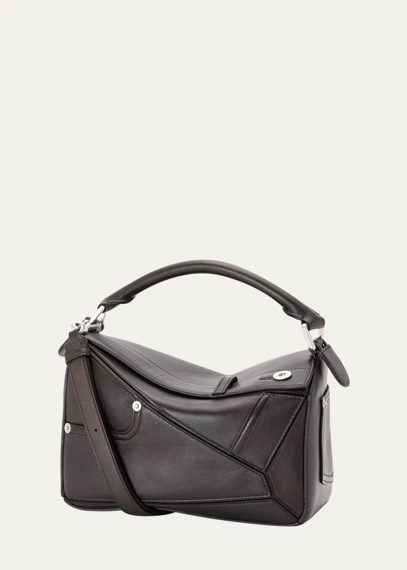 LoewePuzzle Small Top-Handle Bag in Leather