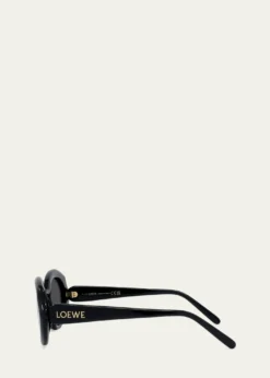 LoeweRound Slim Acetate Sunglasses