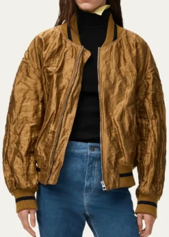 LoeweSatin Oversized Bomber Jacket