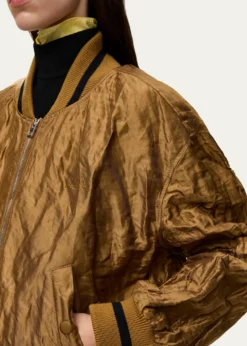 LoeweSatin Oversized Bomber Jacket