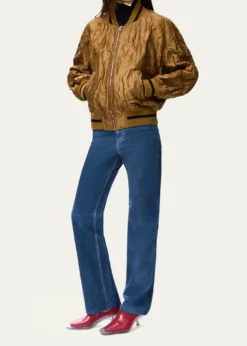 LoeweSatin Oversized Bomber Jacket