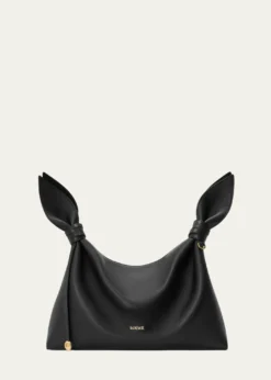 LoeweScarf Medium Knotted Leather Shoulder Bag
