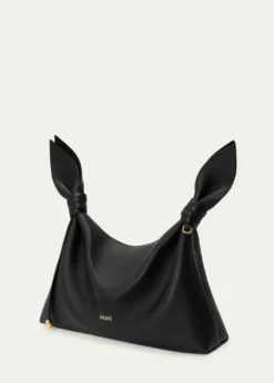 LoeweScarf Medium Knotted Leather Shoulder Bag