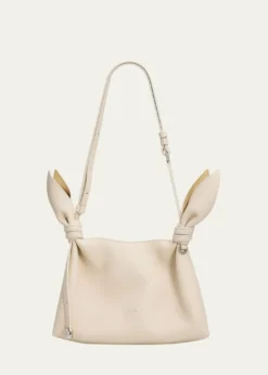 LoeweScarf Mini Knotted Leather Shoulder Bag