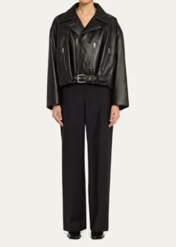 LoeweShort Nappa Lambskin Biker Jacket