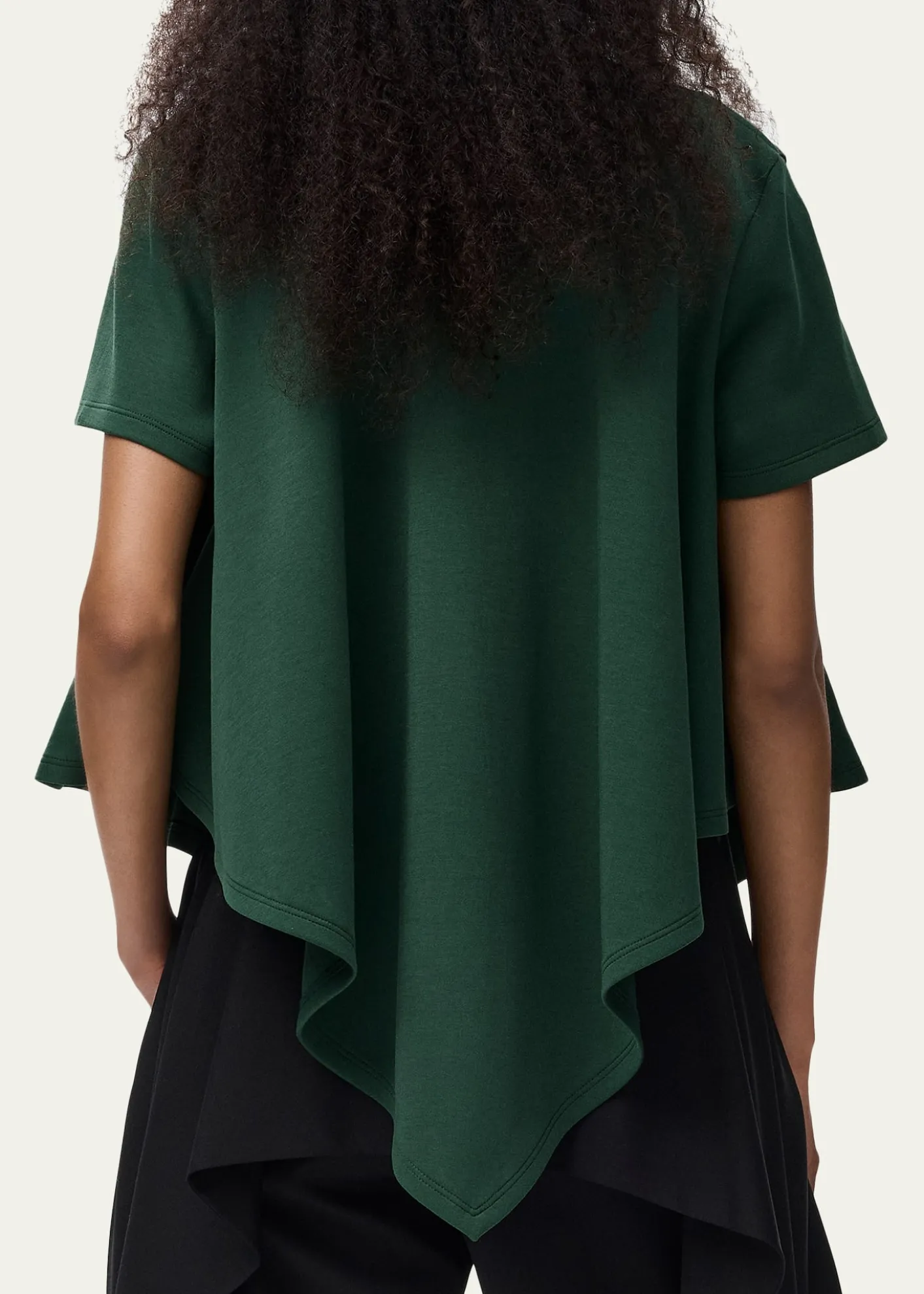 LoeweShort-Sleeve Cape T-Shirt