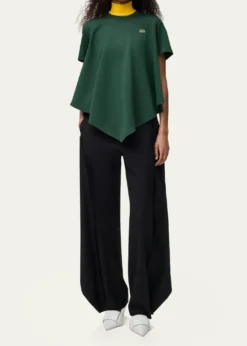 LoeweShort-Sleeve Cape T-Shirt