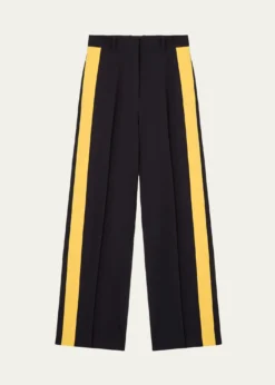 LoeweSide-Stripe Relaxed-Leg Trousers