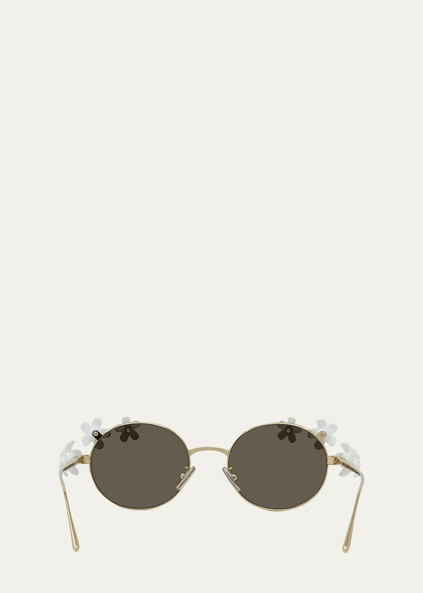 LoeweSignature Floral Metal Sunglasses