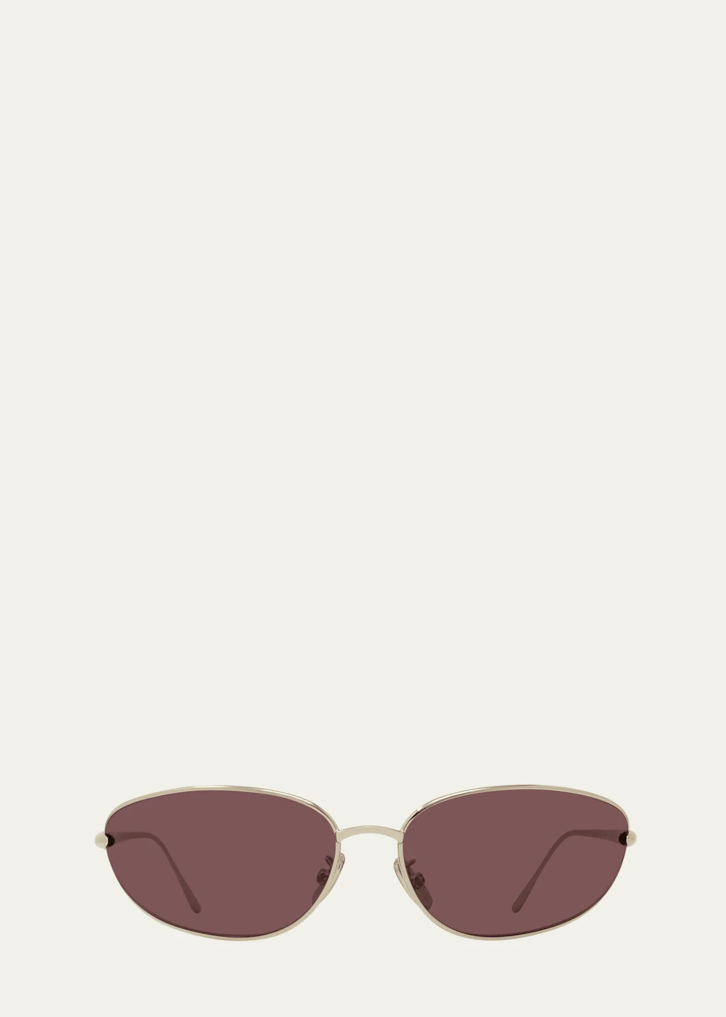 LoeweSignature Wrap Around Metal Sunglasses