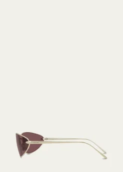 LoeweSignature Wrap Around Metal Sunglasses