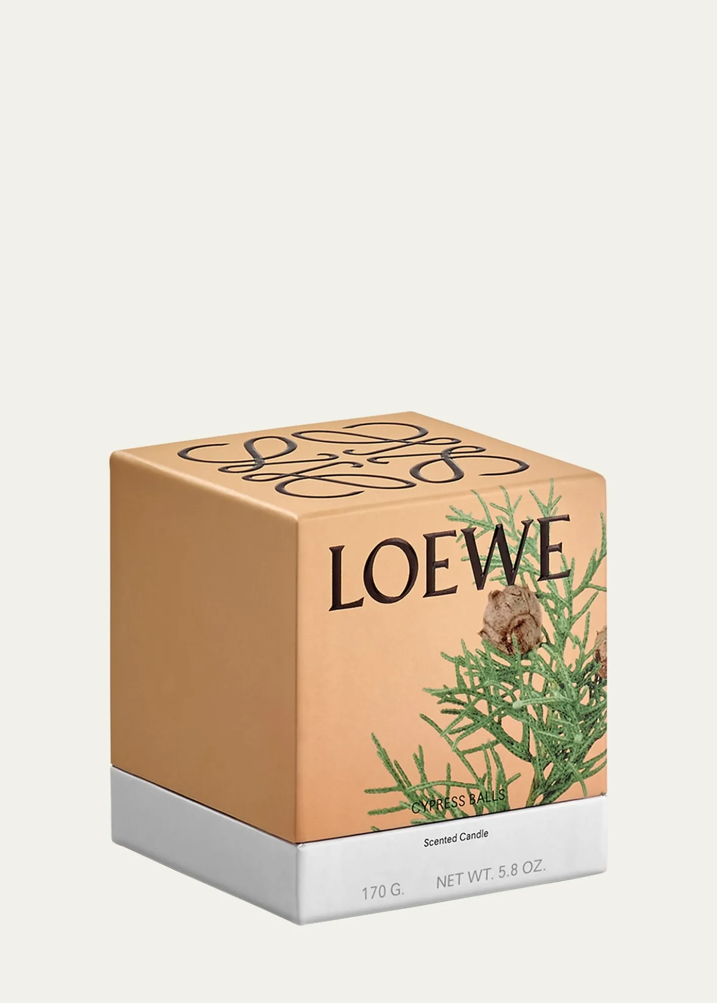 LoeweSmall Cypress Balls Candle, 5.8 oz.