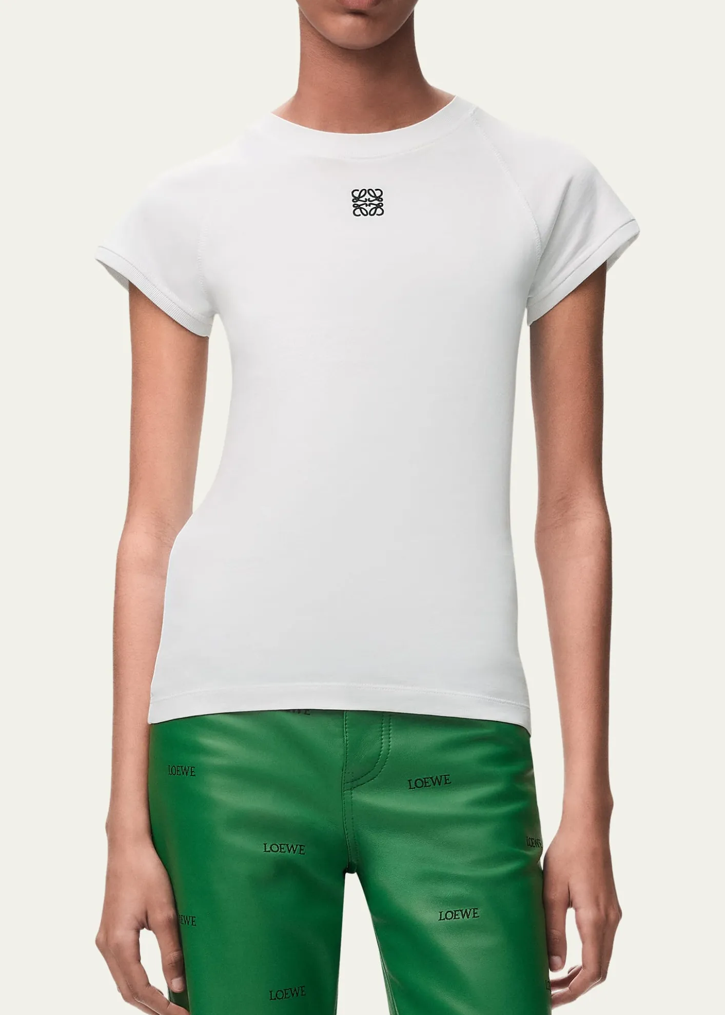LoeweSmall Fit Cap-Sleeve T-Shirt