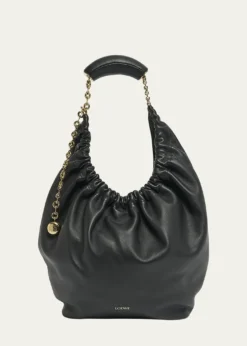 LoeweSqueeze Medium Shoulder Bag in Napa Leather