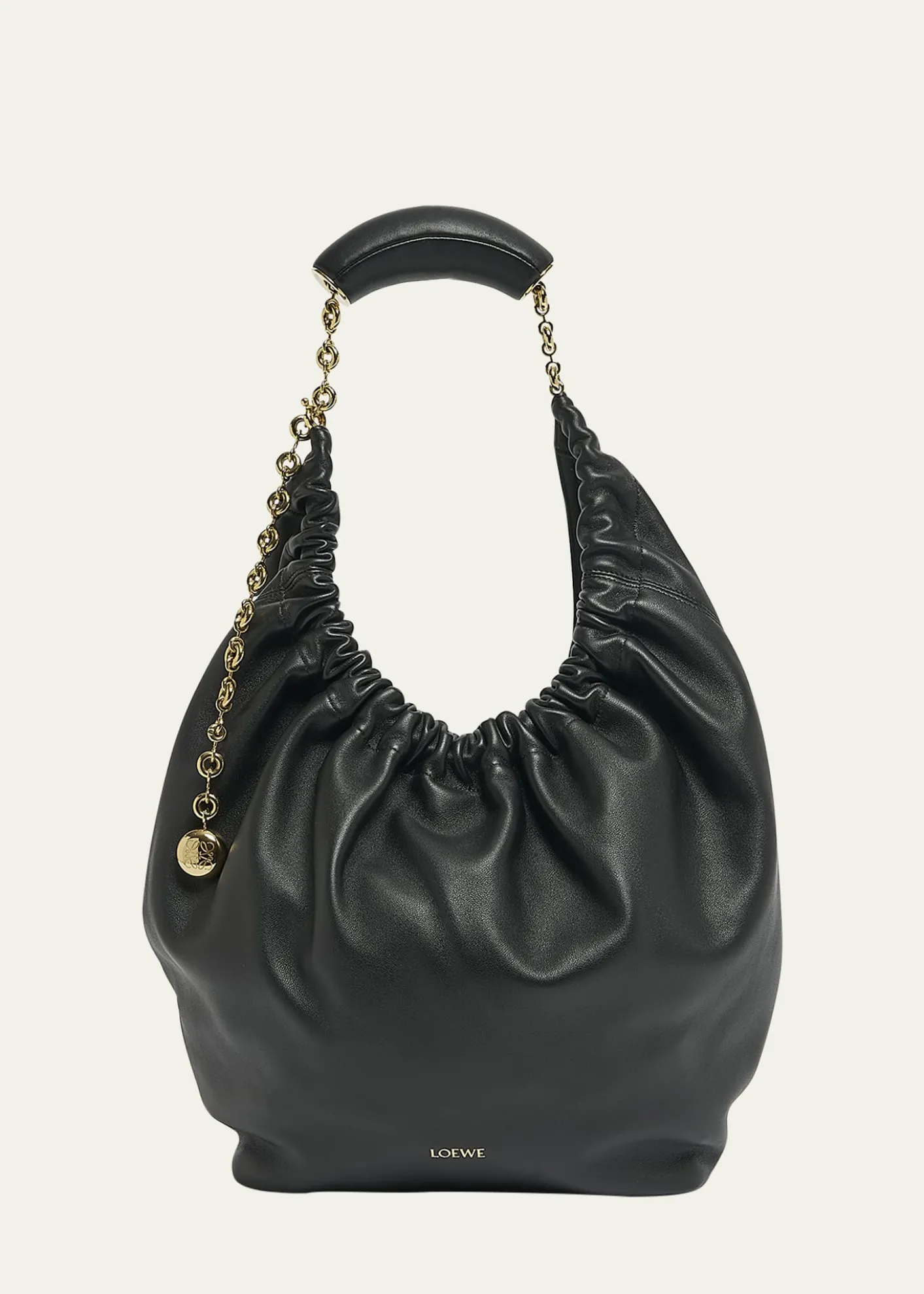 LoeweSqueeze Medium Shoulder Bag in Napa Leather