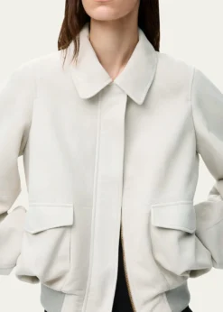 LoeweSuede Oversized Bomber Jacket