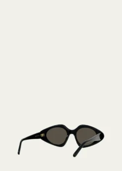 LoeweTriangle Slim 50mm Geometric Sunglasses