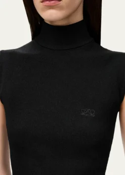 LoeweTurtleneck Sleeveless Knit Sweater
