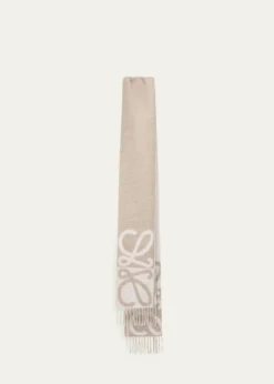 LoeweWool and Cashmere Anagram Scarf