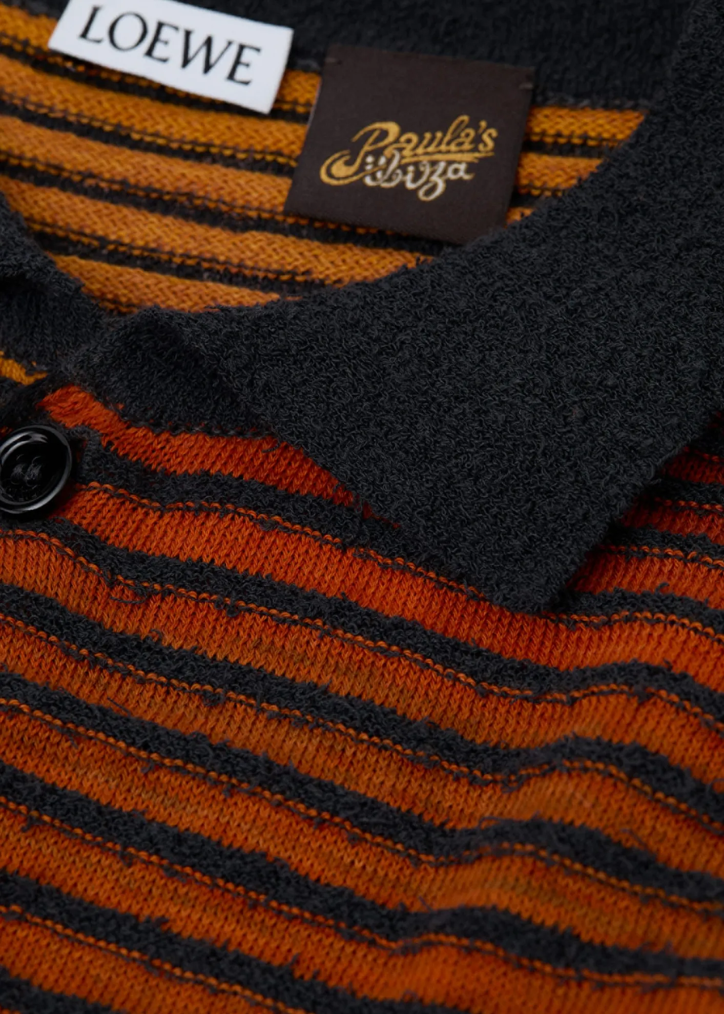 Loewex Paula's Ibiza Men's Multi-Stripe Knit Shirt