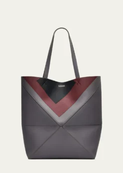 Loewex Albers Men's Puzzle Fold Tote Bag in Nappa Leather