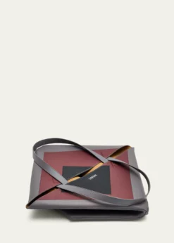 Loewex Albers Men's Puzzle Fold Tote Bag in Nappa Leather