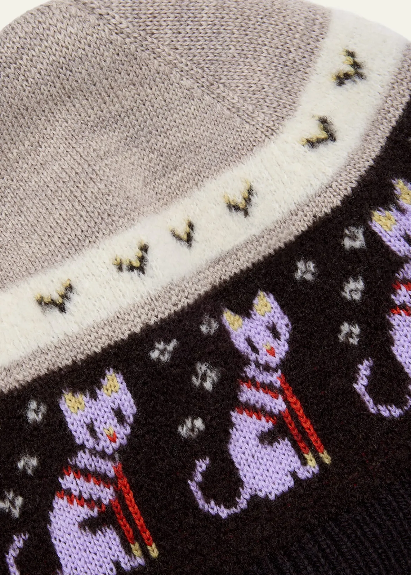 Loewex Louis Wain Futurist Cat Beanie