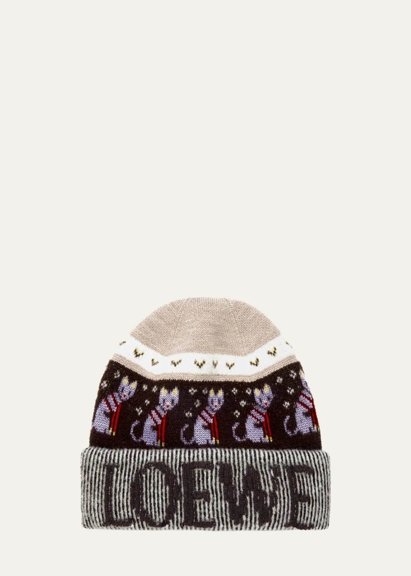Loewex Louis Wain Futurist Cat Beanie