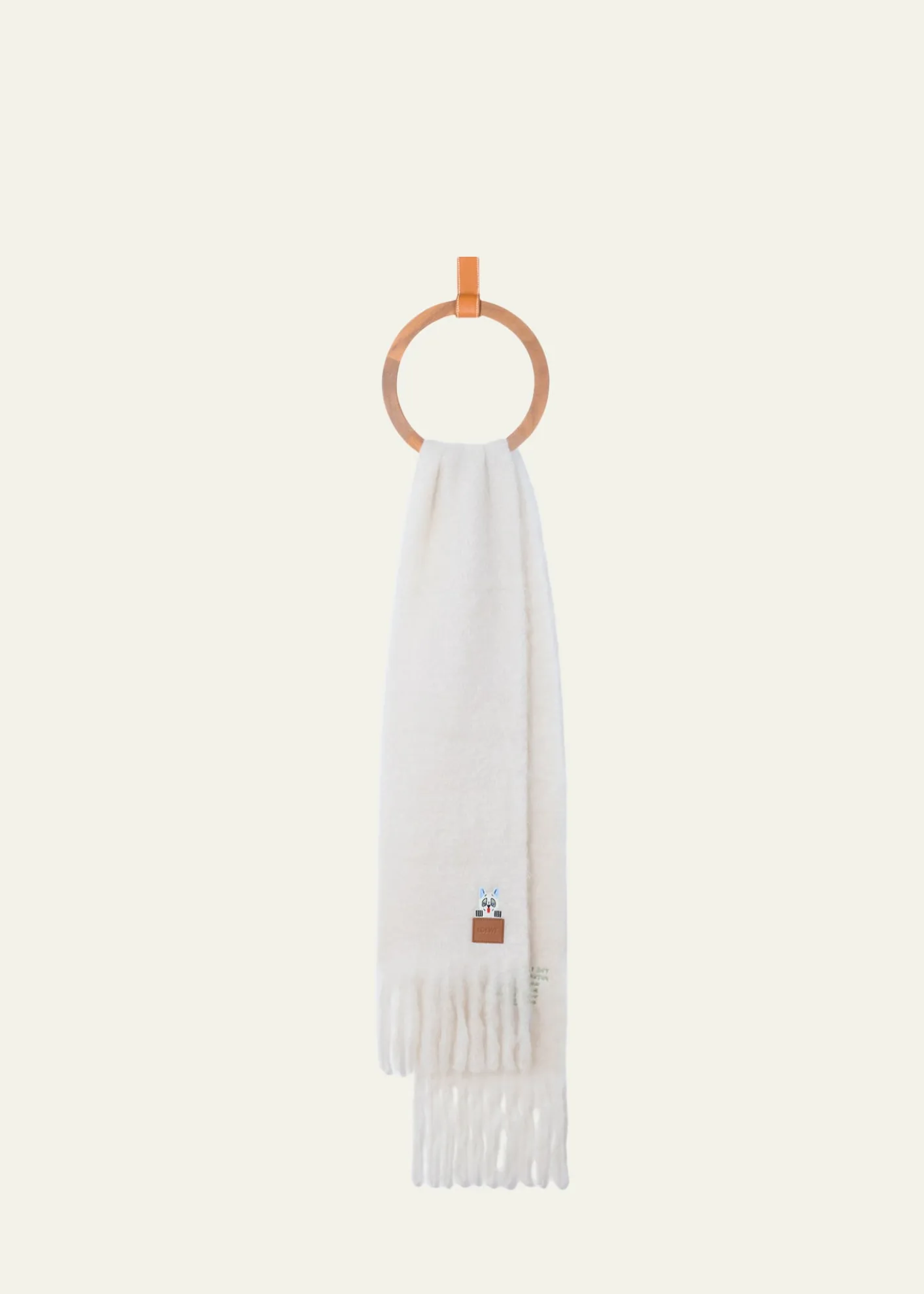Loewex Louis Wain Mohair and Wool Blend Scarf