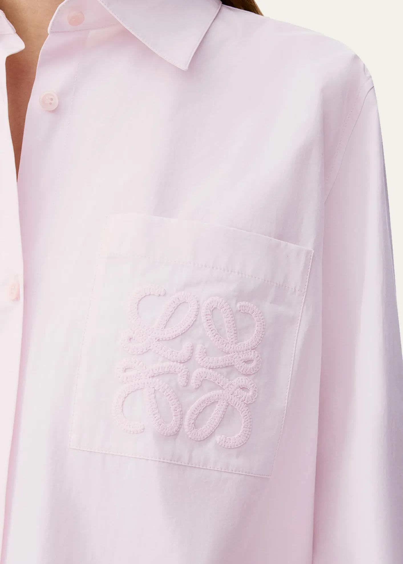 Loewex Paula's Ibiza Anagram-Pocket Button-Down Shirt