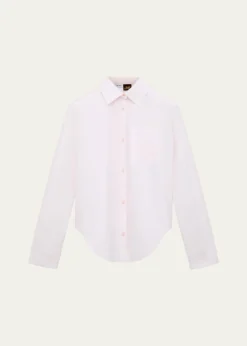 Loewex Paula's Ibiza Anagram-Pocket Button-Down Shirt