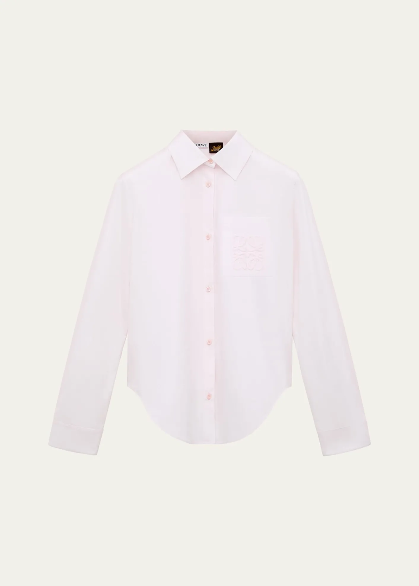 Loewex Paula's Ibiza Anagram-Pocket Button-Down Shirt