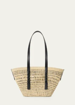 Loewex Paula's Ibiza Braid Medium Woven Basket Tote Bag