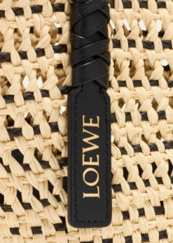 Loewex Paula's Ibiza Braid Small Woven Basket Tote Bag
