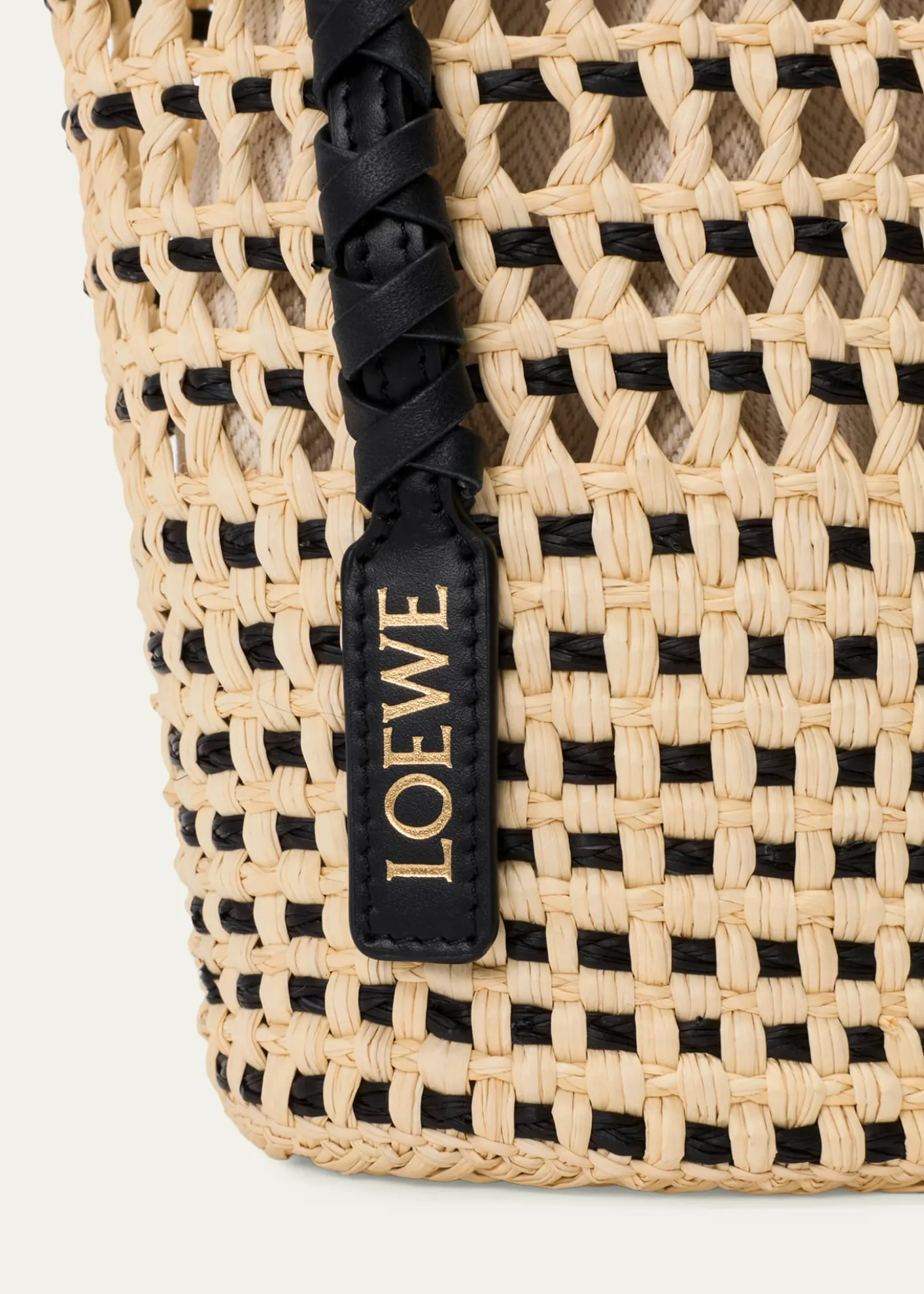 Loewex Paula's Ibiza Braid Woven Palm Leaf Crossbody Bag